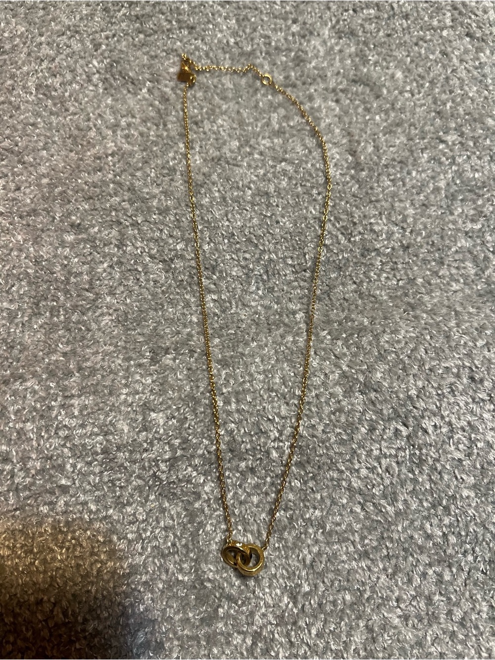 Gold Knot Pendant Necklace